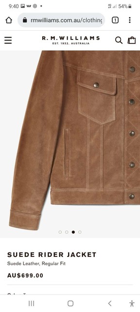 rm williams suede jacket